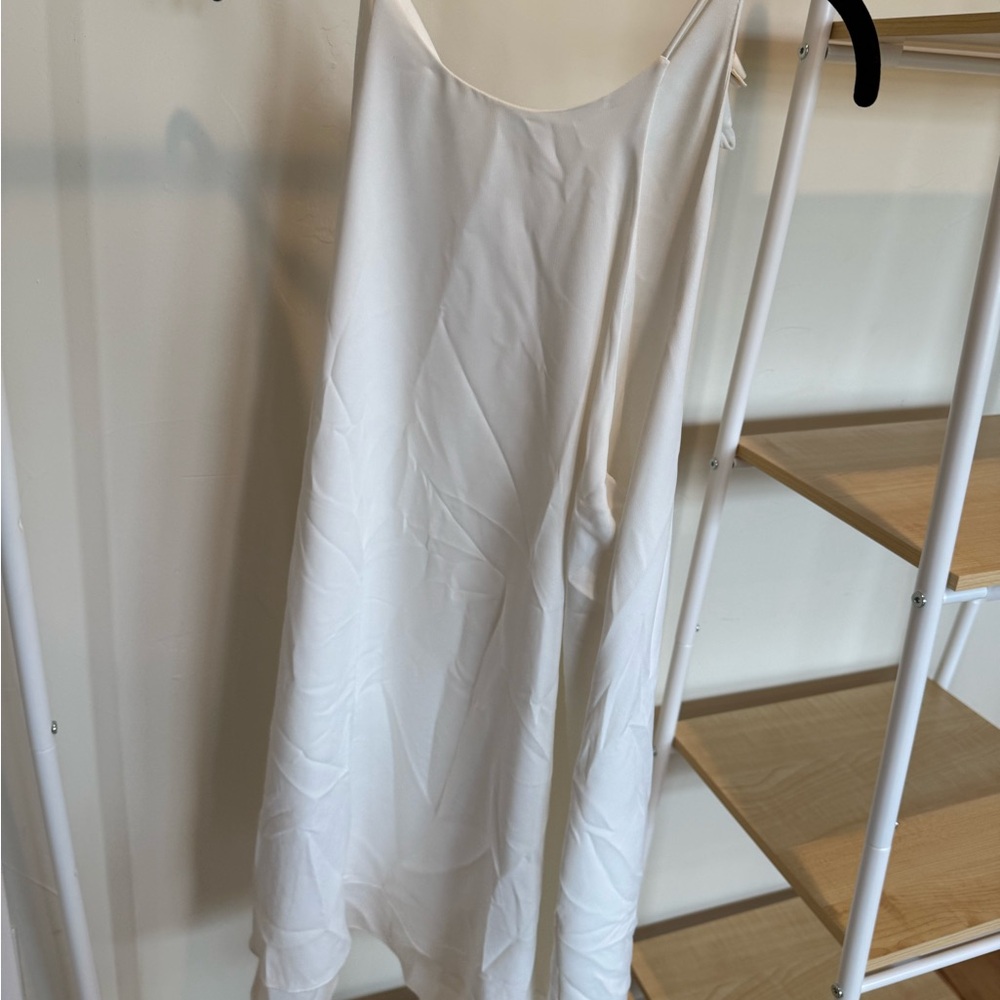 Tyche Ivory Slip Dress